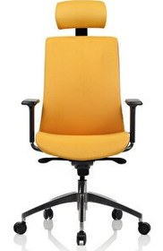 Resim Bürosit Ori 9 Başlıklı Alüminyum Sarı Yönetici Koltuğu 
