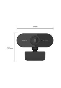 Resim Fastbuy Jeemson Siyah Usb 2.0 1080p Webcam - Klemli Montaj, Mikrofonlu, 1.3m Kablolu, Plug & Play, Video Konferans, Canlı Der 