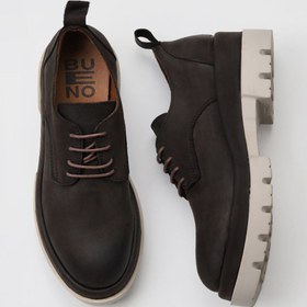 Resim Bueno Shoes Kahverengi Nubuk Kadın Dolgu Topuklu Ayakkabı 01wv2903 