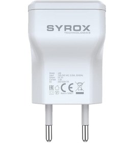 Resim Syrox J49 USB Şarj Adaptörü (Başlık) 1.0A Beyaz 