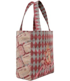 Resim Dogo Kadın Vegan Çok Renkli Large Tote Bag - Abbie Tasarım Açık Mavi 