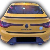 Resim Renault Megane 4 Yarasa Kanat Spoiler Boyalı 