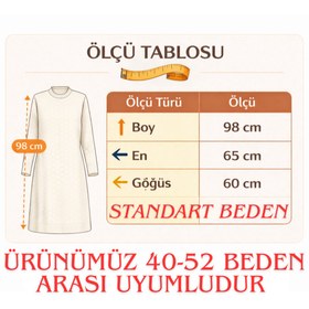 Resim Stilmony Kadın Mevsimlik Petek Desen Uzun Büyük Beden Merserize Kazak 