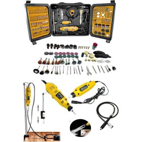 Resim 350 Parça Çok Fonksiyonlu Gravür ve Kesme Seti, Dremel Tarzı Takım 