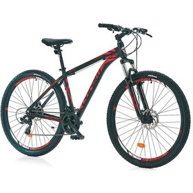 Resim Corelli Snoop 4.1 Erkek Dağ Bisikleti Md 27,5 Jant 24 Vites Siyah Neon Kırmızı 18 Kadro Siyah - Kırmızı 