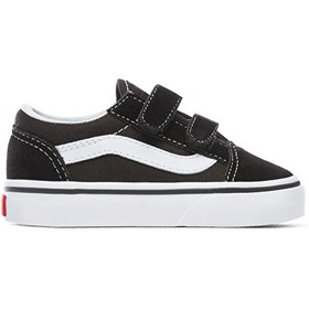 Resim Vans Old Skool V Siyah Bebek Süet Kanvas Yürüyüş Ayakkabısı VN000D3YBLK1 