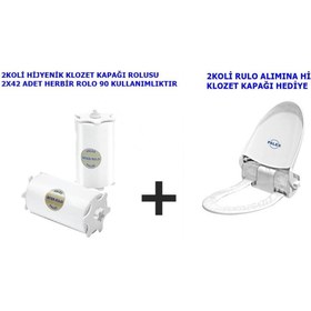 Resim Geseus Palex Sensörlü Hijyenik Klozet Kapak Yedek Rulosu 2Koli+1Ad Hijyenik Klozet Kapak Hediye 