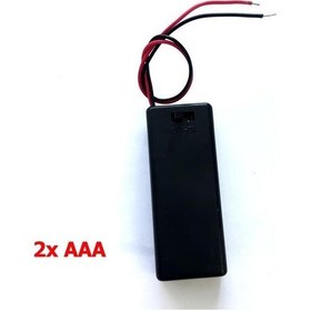 Resim Electroon 2Xaaa Ince Kalem Pil Kutusu Kapaklı - 5Adet 