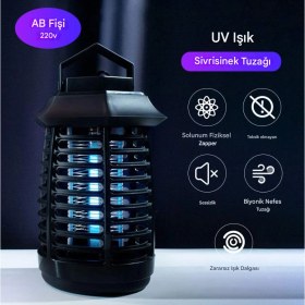 Resim Elektrikli Böcek Öldürücü Sivrisinek Kovucu Elektronik Ampul Lambası 