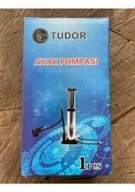 Resim Tudor Ayak Pompası Lastik Şişirme Pompası Hava Basma Pompa 