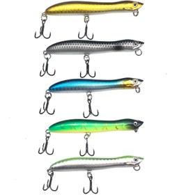 Resim Yuantou Yüzen Balık Yemi - 6g/8.4cm (3.3in) Yüzen Balık Yemi, Çevrilebilir Ağız, Metalik Altın/Mavi/Teal/Yeşil/Siyah/Kırmızı, Karides, Alabalık, Levrek, Turna için - Tatlı ve Tuzlu Su Balıkçılığı - Başlangıç ve Uzmanlar için İdeal, Balıkçılık Yemleri ve Yemleri, Gerçekçi Balık Tasarımı, Yüksek Kaliteli saç tokası, Profesyonel Balıkçılar 