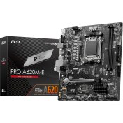 Resim MB Pro A620M-E Am5 Ddr5 6000MHZ(OC) HDMI VGA 1x M.2 Usb3.2 Gigabit Lan Matx Anakart 