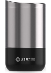 Resim Les Artistes Paris Isı Yalıtımlı Çelik Termos Mug 350ml Split Black 3+ Yaş / Siyah 