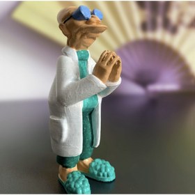 Resim TuransoyCraft Professor Farnsworth Futurama Figür 15 Cm 