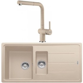 Resim Franke Basis Bfg 651 Avena Granit Eviye + Active Plus Doccia 2.0 Batarya Seti 