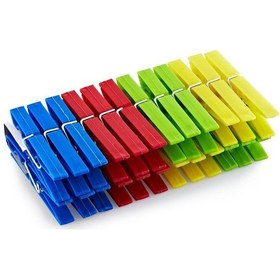 Resim Mandal Seti Plastik Çamaşı Mandalı 