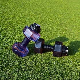 Resim Yaratıcı Açık Hava Sporları Fitness Yoga Su Dolu Dambıl Büyük Kapasiteli Dambıl Kova Ev Spor Salonu Ekipmanı Plastik Dambıllar 