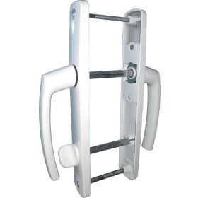 Resim Pvc Wc Banyo Kapı Kolu Elit Beyaz 
