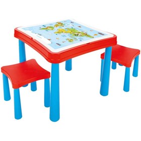 Resim 03 477 MASTER ÇALIŞMA MASASI KIRMIZI MAVİ 