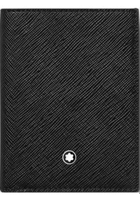 Resim Mont Blanc Montblanc Sartorial Mini Cüzdan 4 Cc 130321 Siyah 