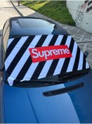 Resim armin ZEBRA SİYAH BEYAZ SUPREME OTOMOBİL BÜYÜK HAVLU 