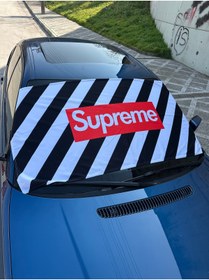 Resim armin ZEBRA SİYAH BEYAZ SUPREME OTOMOBİL BÜYÜK HAVLU 