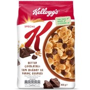 Resim Kellogg's Special K Bitter Çikolatalı Tam Buğday ve Pirinç Gevreği 400 G 