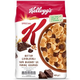 Resim Kellogg's Special K Bitter Çikolatalı Tam Buğday ve Pirinç Gevreği 400 G 