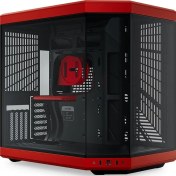 Resim Y70 Siyah Cherry Temperli Cam USB 3.2 E-ATX Dual Chamber Mid Tower Gaming Kasa (CS--Y70-BR) HYTE