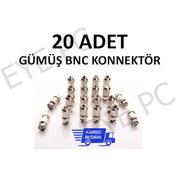 Resim Metal Bnc Connektör Konnektör 20 Adet 