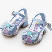 Resim BAYRAMOĞLU KUNDURA Byk Mavi,şeffaf, Topuklu Kız Çocuk Sinderelaa Cam Ayakkabı 