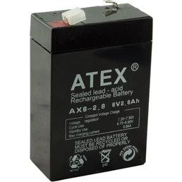 Resim Ince Akü 6V 2.8AH Amper-Findit 