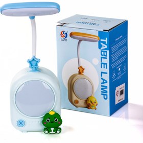 Resim MUKKO HOME Figürlü Temalı Şarj Edilebilir Masa Lambası - USB Şarjlı Çocuk Ders Lambası 