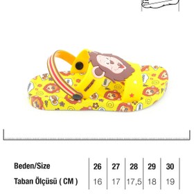 Resim GEZER Yazlık Erkek Çocuk Islak Zemine Uygun Ev Bahçe Plaj Havuz Günlük Terlik Sandalet 