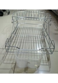 Resim Metal Bulaşıklık 2 Katlı Krom 