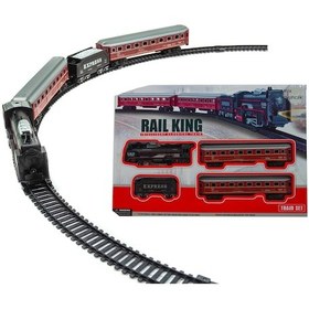 Resim Oyuncak Tren Klasik Tren Işıklı 18 Parça 