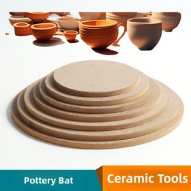 Resim Çömlekçilik Araç Seti | Tekerlek Atma Tablası, Ahşap Yoğunluk Levhası, Seramik Kurutma Levhası, Bisque Levhası, Heykel Tabanı | Yüksek Kaliteli Ahşap Ve Seramik | Dengeli Destek, Dayanıklı 