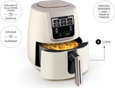 Resim Karaca Air Pro Cook 3 In 1 Xl Ev Yemeği, Közleme, Sulu Yemek Tencereli Airfryer İconic Beige 4 Kişilik 