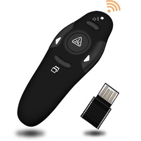 Resim Kablosuz Lazer Sunum Kumandası Laser Powerpoint Wireless 
