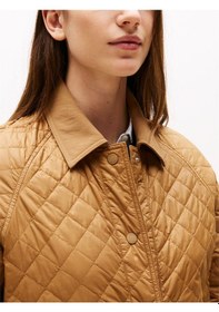 Resim Tommy Hilfiger Padded Nylon Reg Quılted Coat Kadın Kahverengi Parka - Ww0ww46448 Kahverengi 