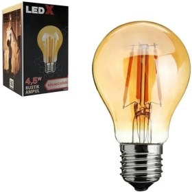 Resim Ledx A-60 Kırılmaz Gövde 4,5 Watt Rustik Ampul 