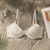 Resim 1 adet Fransız Dantel Seksi Sütyen, Ultra-İnce Çelik Askı Desteği, Çıkarılabilir Dolgu Yok, Örgü Kumaş, Poliamid %86 Elastan %14, Düz Renk, Yetişkin Kadınlar için 