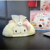 Resim Sanrio Hello Kitty Peluş Karikatür Doku Kapağı Kuromi My Melody Cinnamoroll Hello Kitty 25x15x12cm 25x15x12cm 