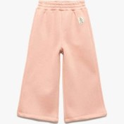 Resim Koton Beli Lastikli Geniş Paça Şardonlu Pembe Kız Bebek Eşofman Altı 6wmg40036ak Pembe 