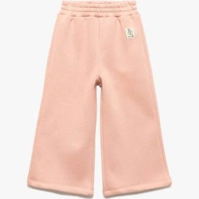 Resim Koton Beli Lastikli Geniş Paça Şardonlu Pembe Kız Bebek Eşofman Altı 6wmg40036ak Pembe 