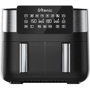 Resim Çift Bölmeli 8l Airfryer, 2850W, Siyah, Çok Renkli Seçenekler 