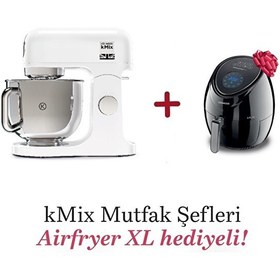 Resim Kenwood Kmix Mutfak Şefi 5 L KMX750AW - Airfryer XL Siyah HFP30.000BK 