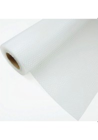 Resim 45 Cm X 5 Metre Kaymaz Dolap Içi Çekmece Raf Örtüsü Kaydırmaz Raf Örtüsü Çok Renkli 