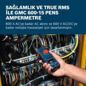 Resim Bosch Professional GMC 600-15 Pens Ampermetre 