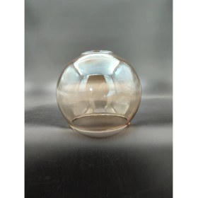 Resim Küçük Avize Camı.düz Bal RENKTE.(ÇAP:10.00CM-DUY YUVASI:3.00CM)MUM Ampule Göre(E.14) 